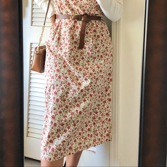 Vintage Hand Made Midi Straight Dress - Picture 3 of 6